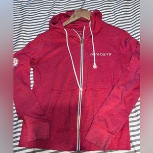 Rarely worn, lightweight vintage Pure Barre zip up hoodie